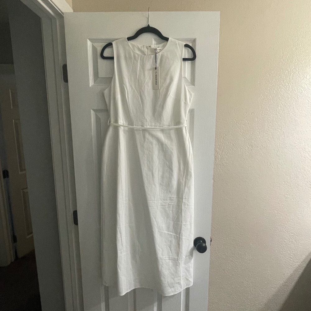Cotton & Linen Sleeveless Long Dress by Commence Size M BNWT